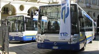 Mobilità sostenibile: autobus stop and start a Torino