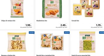 Lidl propone alimenti bio a prezzi scontatissimi