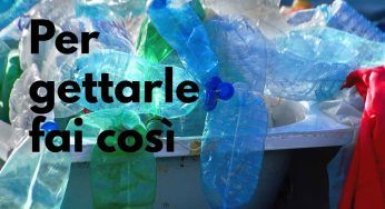 Bottiglie di plastica, mai schiacciarle così per gettarle: come non fare