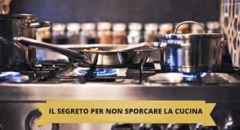 Trucco segreto delle nonne: non sporcare il piano cucina durante le feste