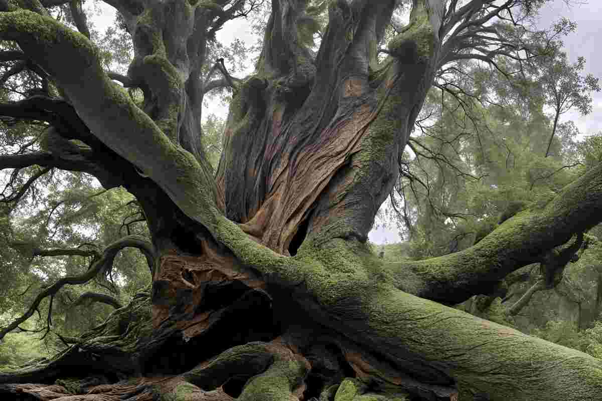 albero abbattuto da una tempesta