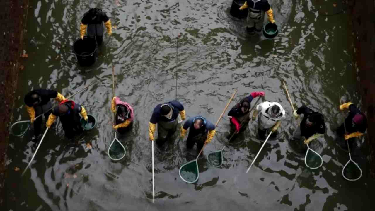 Canale Parigi prosciugato trovate 40 tonnellate rifiuti