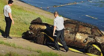 Ripescano una macchina dal letto del fiume: pazzesco quello che hanno trovato al suo interno