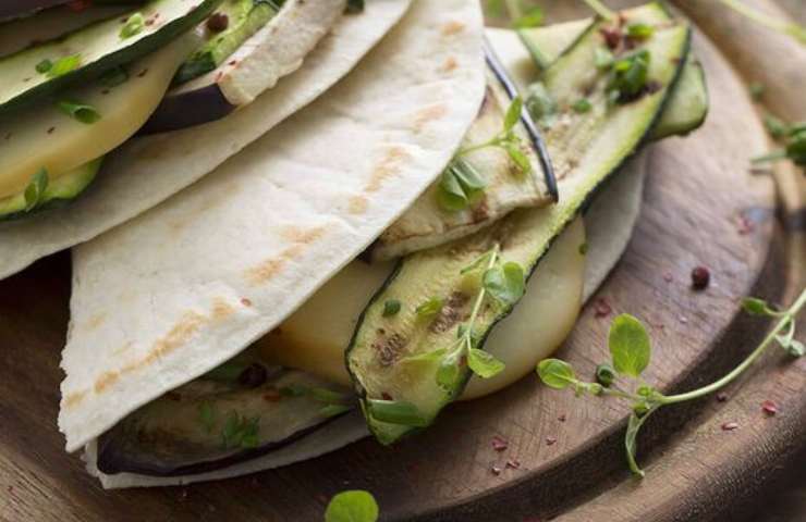 verdure nella piadina