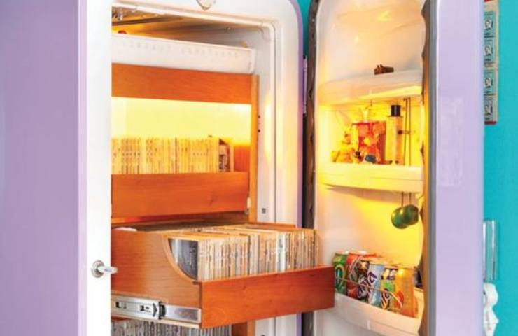 libri in un frigo