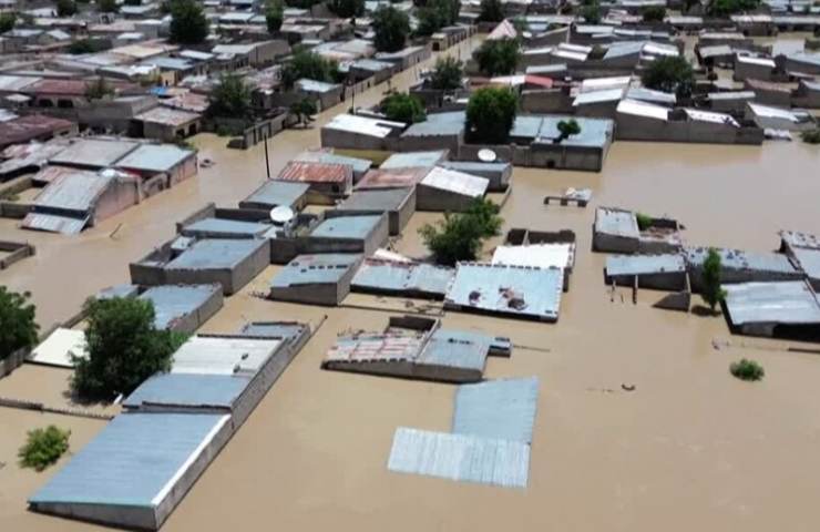 città sotto l'acqua