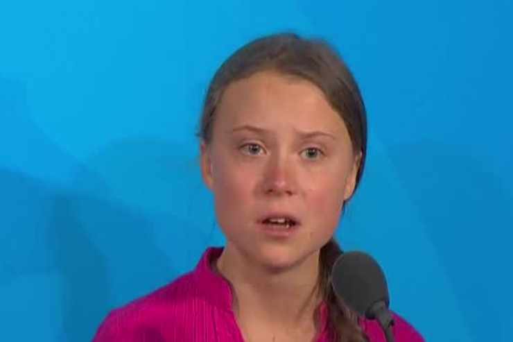 greta thunberg contro i potenti della terra